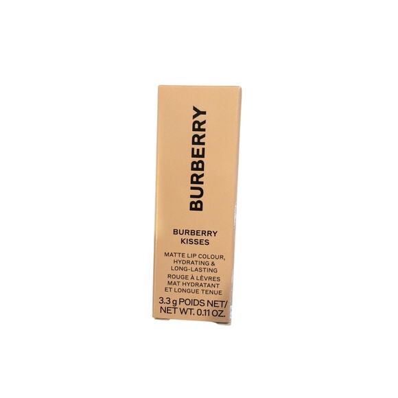 BURBERRY LIPSTICK BURBERRY KISSES Matte Deep Peach 15 New in Box .11 oz $45 MSRP - Picture 3 of 4